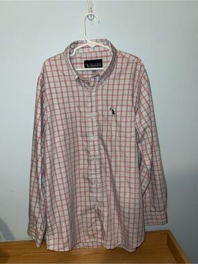 Local Boy Red Plaid Button-Down Shirt for Kids